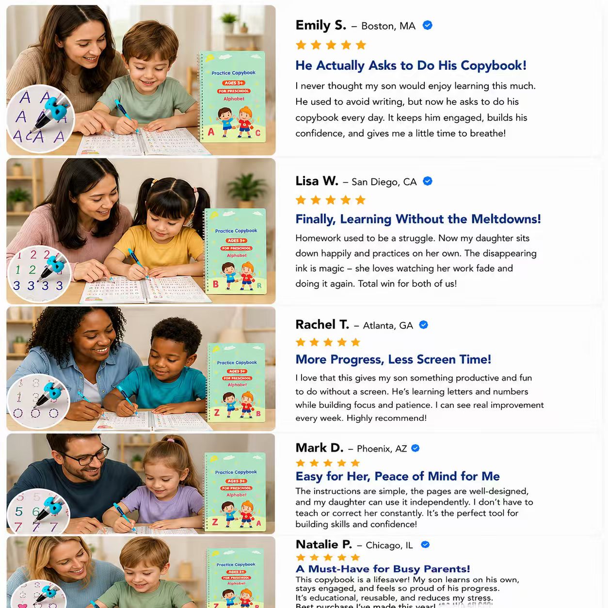 💥LAST DAY SALE 50%OFF💥📚MagicBook | Kids Practice Copybook Set (4Pcs/Set)
