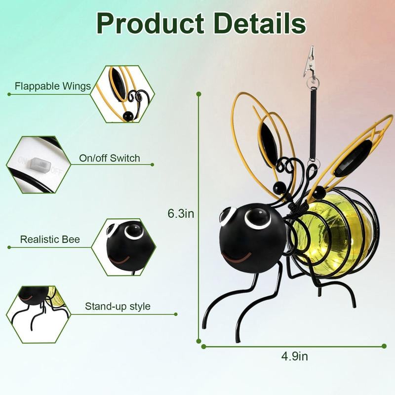 ✨This Week's Special Price💥-Outdoor Hanging Solar Bee Light