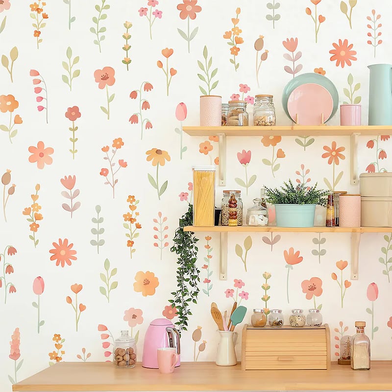 Boho Flower Wall Decals