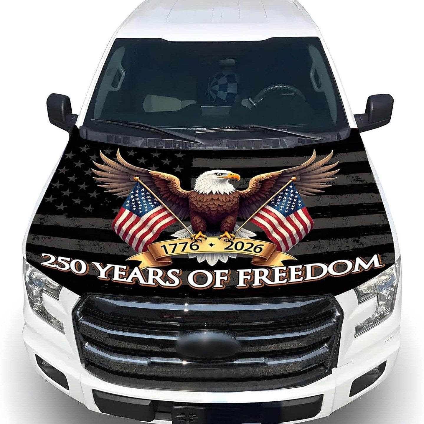 🔥Limited time 49% OFF🚗Patriotic American Flag Car Hood Cover