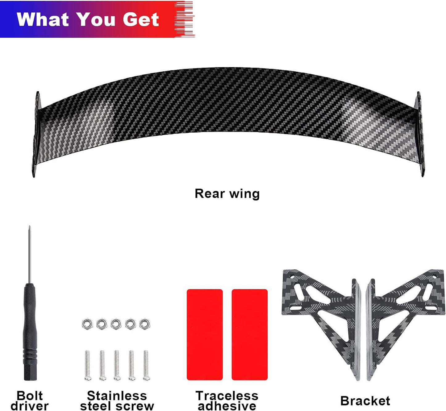 Mini Universal Decorative Spoiler Wing for All Cars