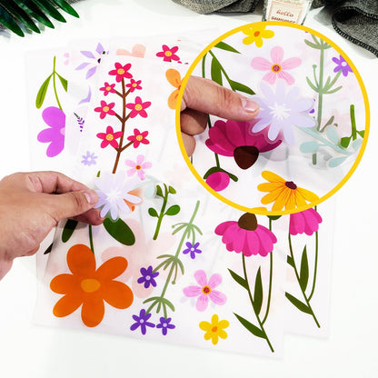 Boho Flower Wall Decals