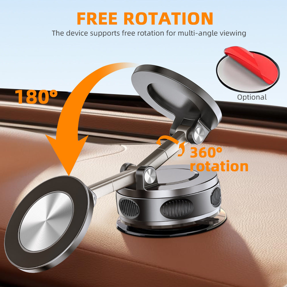 2026 Upgraded Magnetic Foldable Vacuum Suction Cup Car Phone Holder