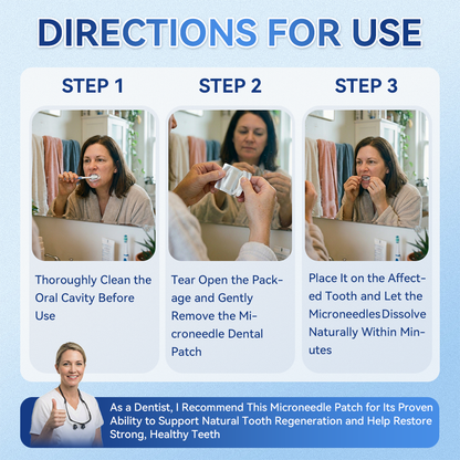 🔥Last Day 49% OFF🦷 Tideglusib Fast‑Dissolving Tooth & Gum Repair Oral Strips ✨