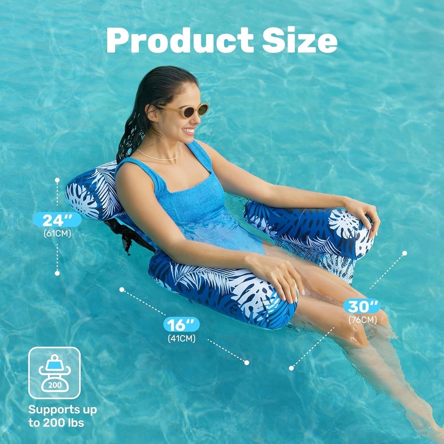 🔥Last Day 49% OFF🔥Inflatable Pool Floats Adult,Floating Lounge Chairs