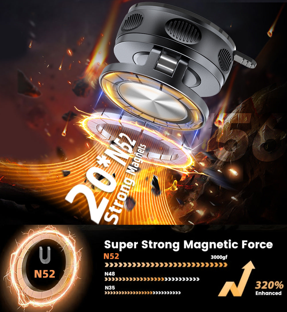 2026 Upgraded Magnetic Foldable Vacuum Suction Cup Car Phone Holder
