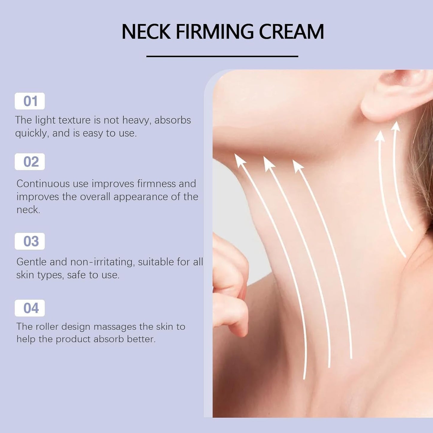 🔥LAST DAY 49% OFF🔥Collagen Fullerene Neck Cream -Tighten and Lift Firming Neck Cream,Neck Firming Cream for Crepey Skin,Reduces Wrinkles