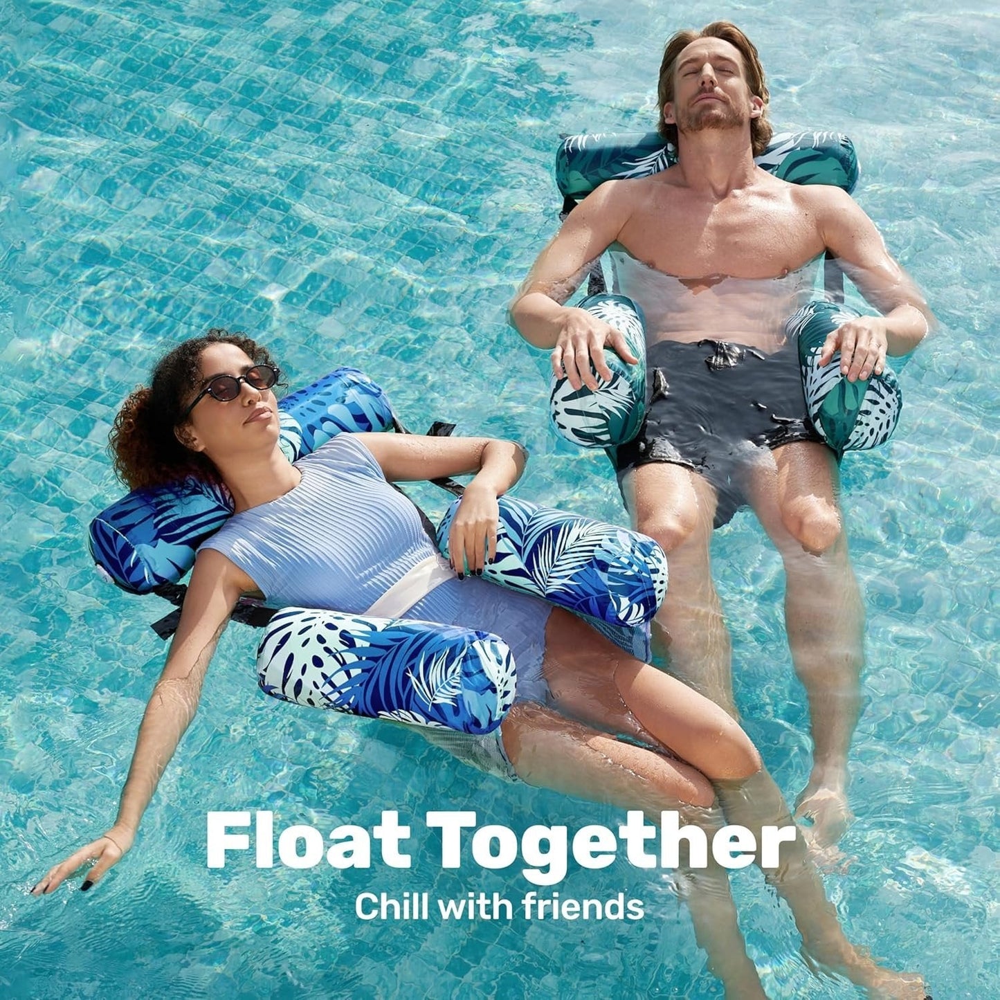 🔥Last Day 49% OFF🔥Inflatable Pool Floats Adult,Floating Lounge Chairs