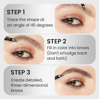 Upgraded Natural Waterproof Eyebrow Pen