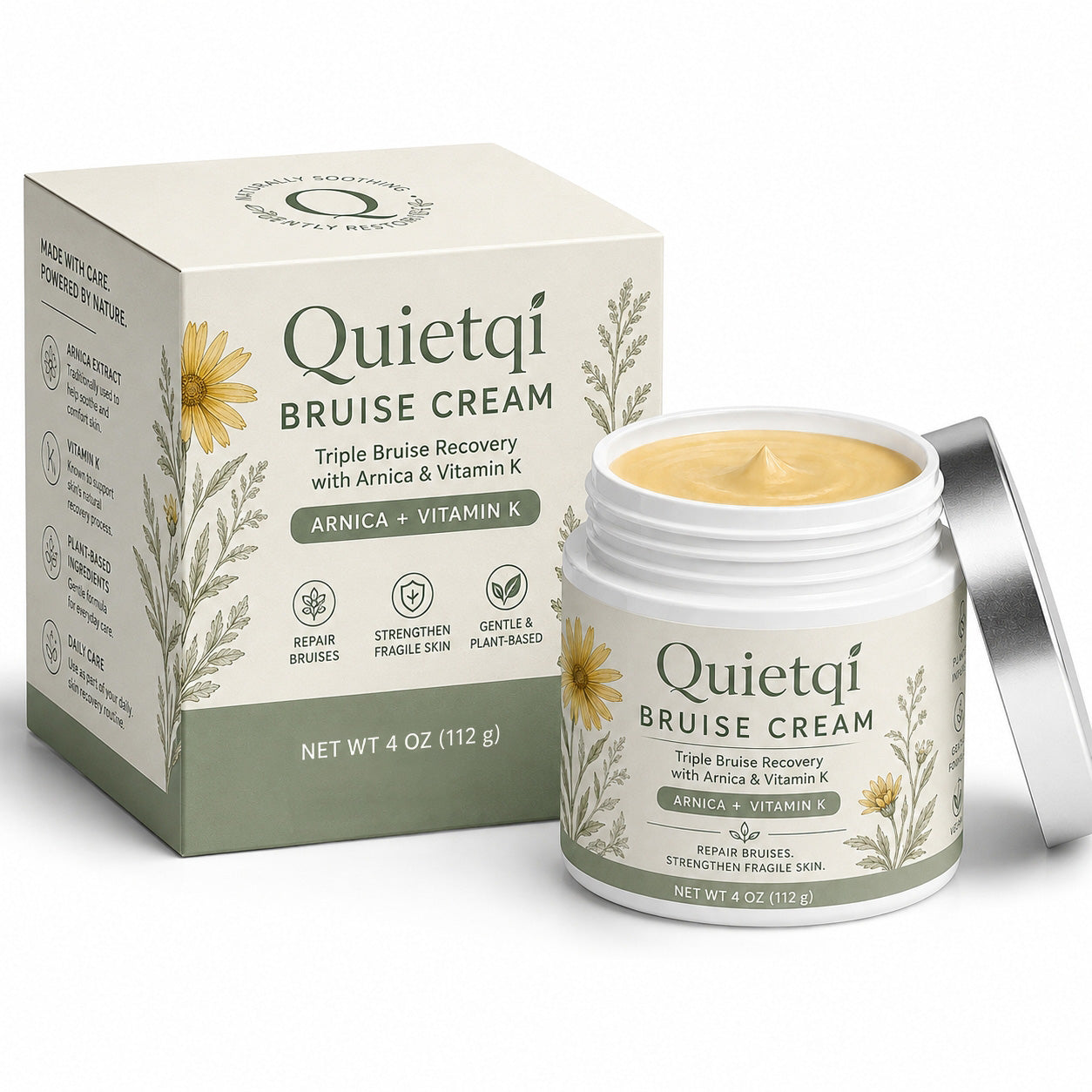 ⭐ Trusted by 100,000+ Customers – Quietqi Bruise Recovery Cream