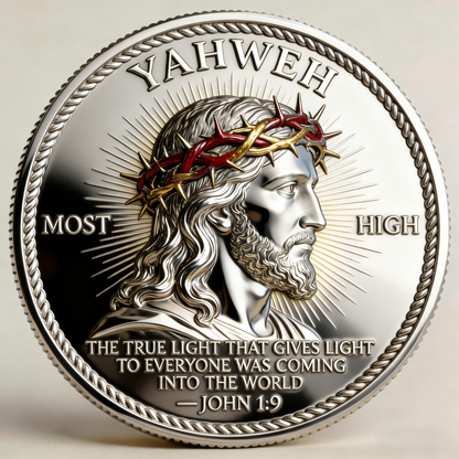 🏆Flash Sale 60% OFF - 🙏“Yahweh – Life Light Faith Commemorative Coin