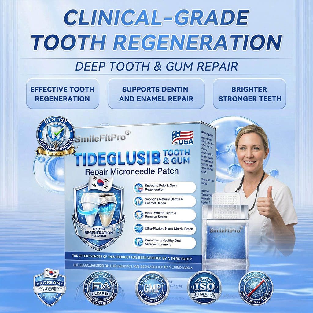 🔥Last Day 49% OFF🦷 Tideglusib Fast‑Dissolving Tooth & Gum Repair Oral Strips ✨