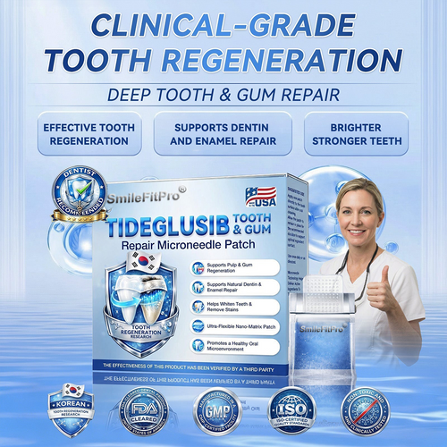 🔥Last Day 49% OFF🦷 Tideglusib Fast‑Dissolving Tooth & Gum Repair Oral Strips ✨