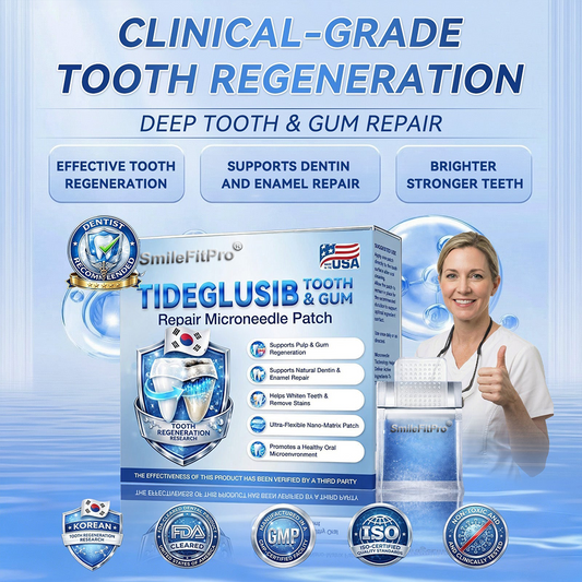 🔥Last Day 49% OFF🦷 Tideglusib Fast‑Dissolving Tooth & Gum Repair Oral Strips ✨