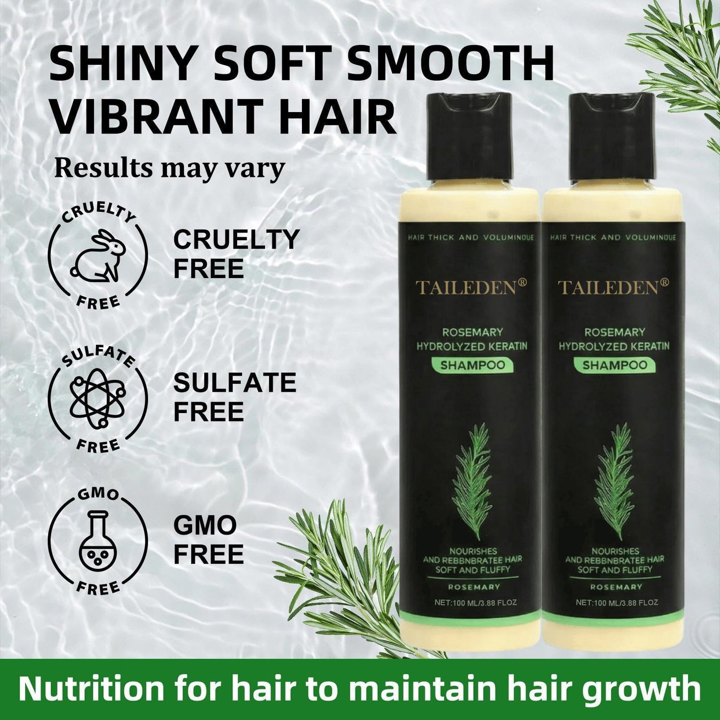 🔥Flash Sale 5K+ SOLD!✨🌱 Organic Rosemary Hair Growth Shampoo