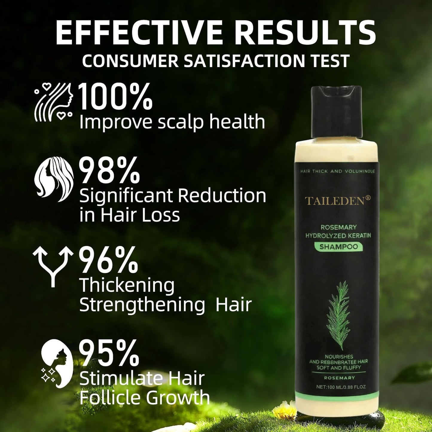🔥Flash Sale 5K+ SOLD!✨🌱 Organic Rosemary Hair Growth Shampoo