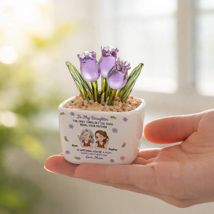 🔥Last Day 49% OFF🔥Handmade Glass Everlasting Tulips Mother's Day gift