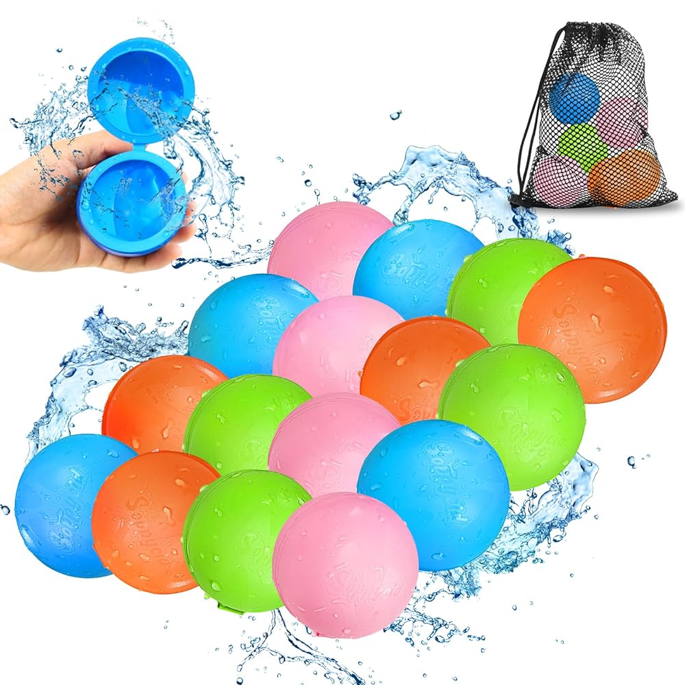 🏆Summer Hot Toys🔥Reusable Water Balloons Pool Beach water Toys for Boys and Girls,