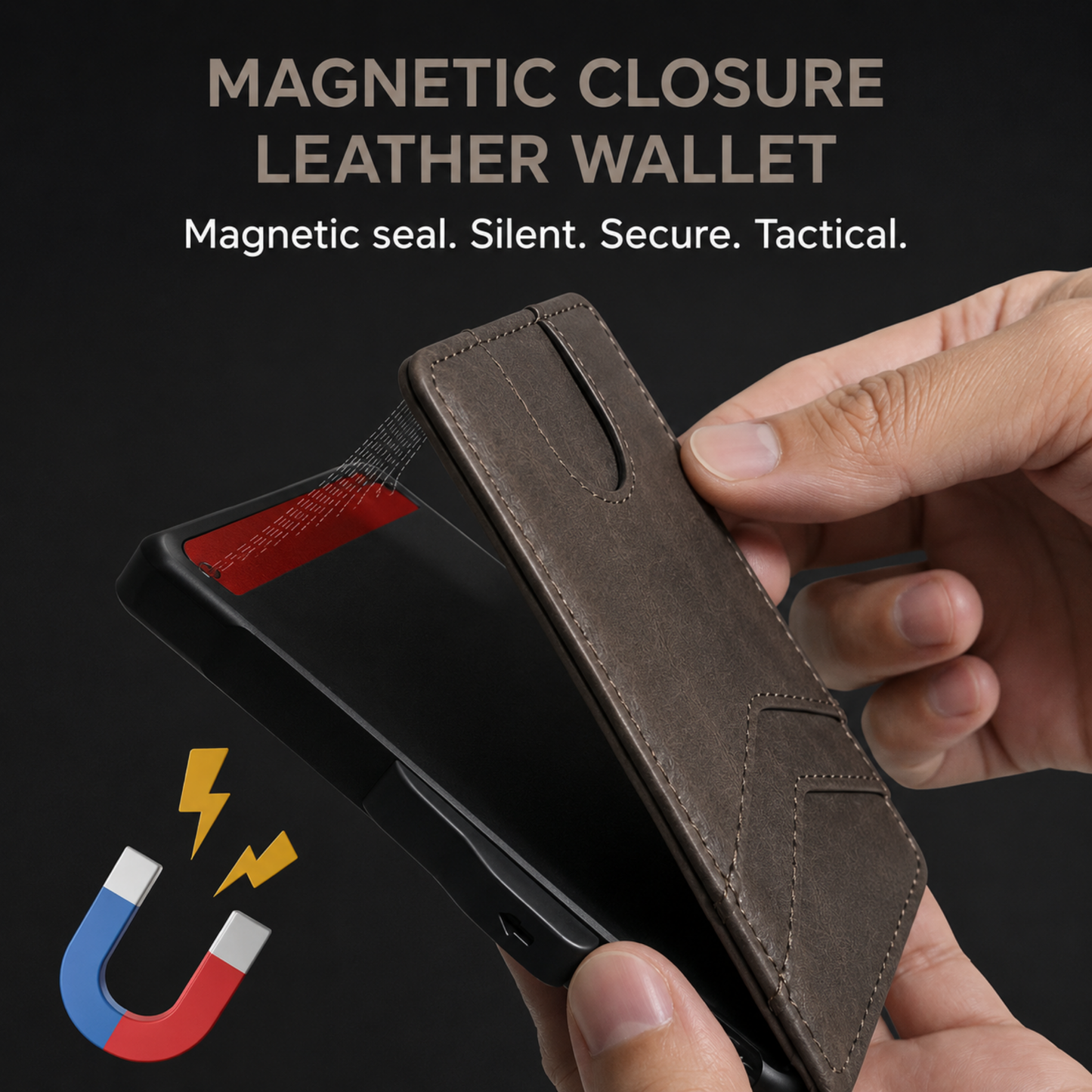🔥Limited time 49% OFF🔥Adersene MagVault® Minimalist Wallet - Maximum Capacity. Minimal Footprint.