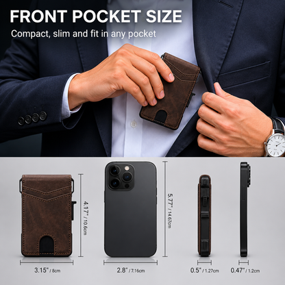 🔥Limited time 49% OFF🔥Adersene MagVault® Minimalist Wallet - Maximum Capacity. Minimal Footprint.