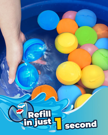 🏆Summer Hot Toys🔥Reusable Water Balloons Pool Beach water Toys for Boys and Girls,