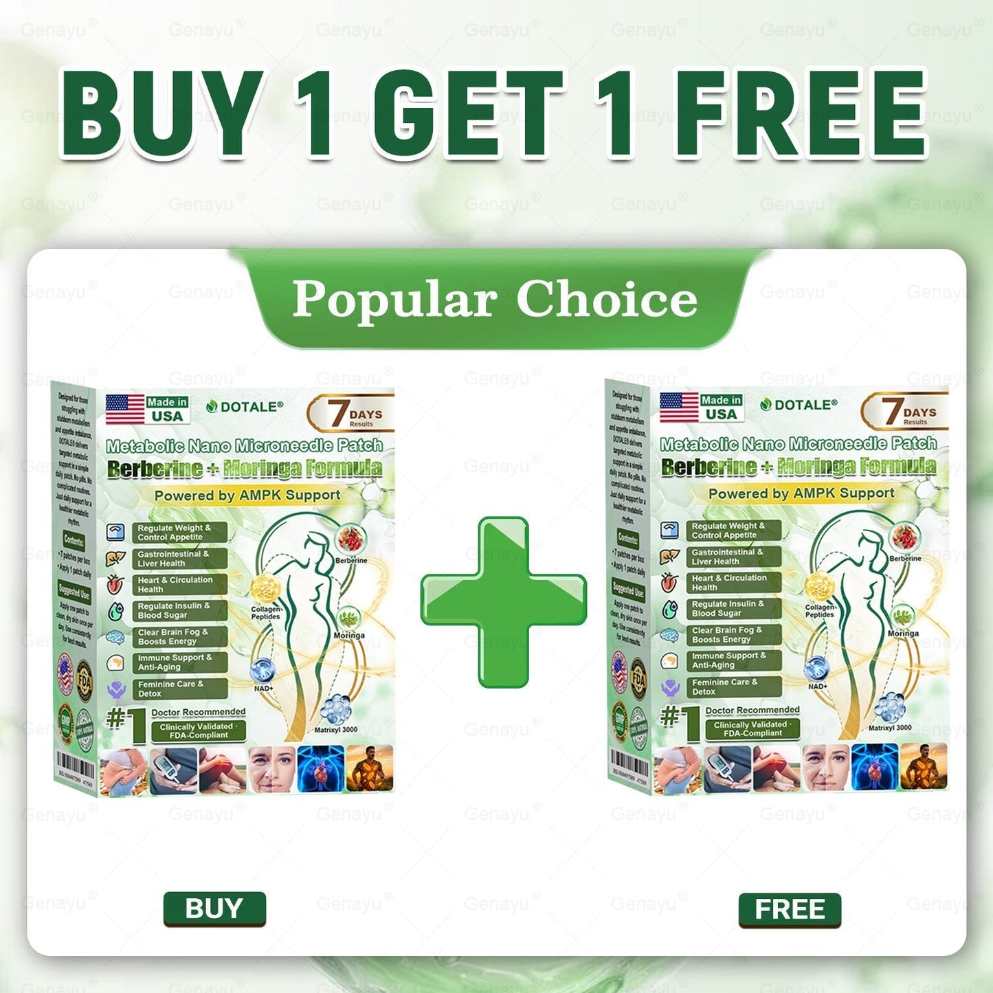 👨‍⚕️⚡DOTALE® Metabolic Nano Microneedle Patch Just once a day, visible changes in 7 days