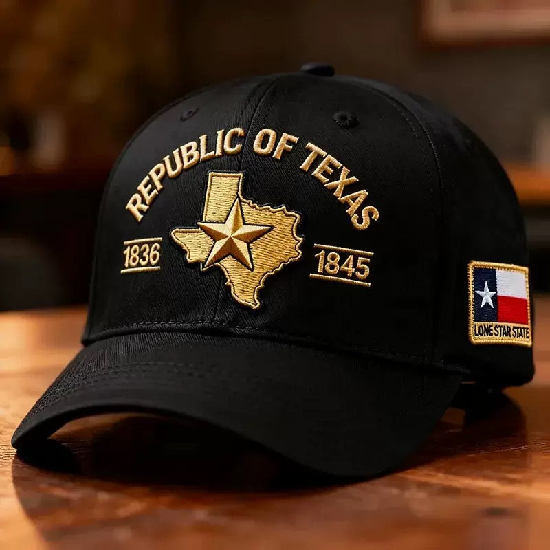 🏆Flash Sale⚡50K+ SOLD! Republic of Texas Embroidered Hat, 🔥Buy 2 FREE SHIPPING