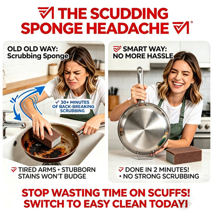 🔥Last Day 49% OFF🔥This Week Promotions🎉-Brown Sponge Scrubber🧽