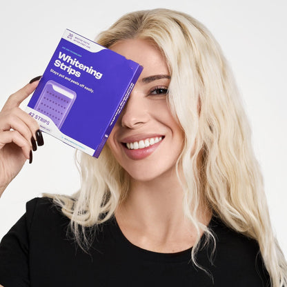 🔥Last Day 49% OFF🔥Purple Teeth Whitening Strips – Fast Results, Zero Sensitivity