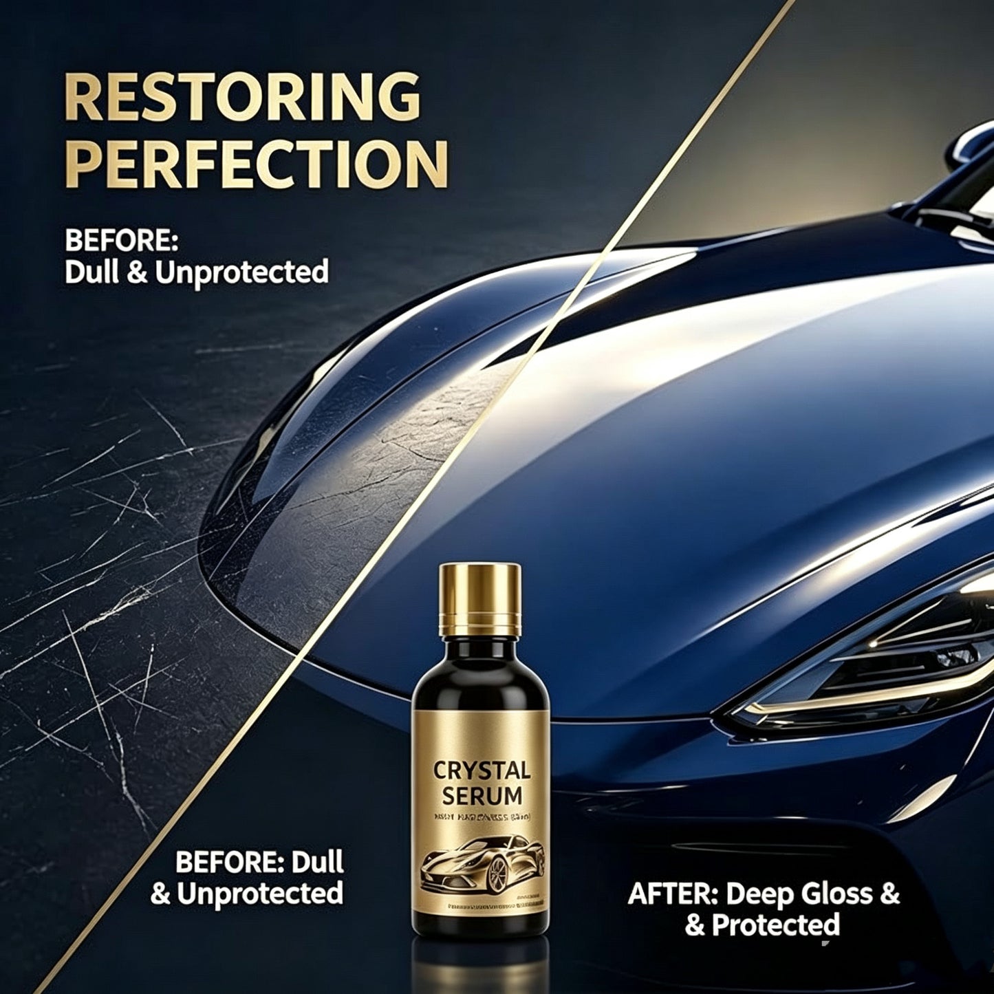 🔥LAST DAY Promotion 49% OFF-Crystal Serum for Cars - Premium Nano Ceramic Paint Coating Serum