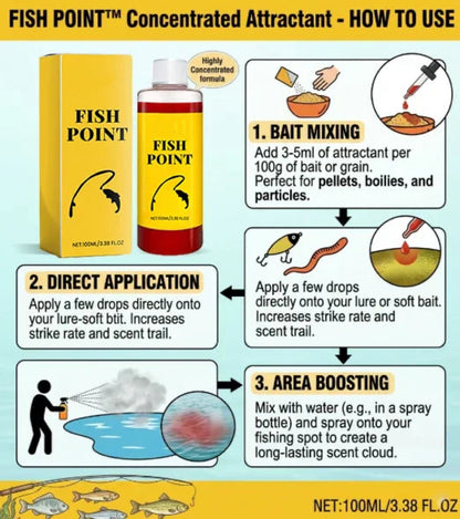 🎣Concentrated Fish Attractant Liquid – 🐟Fast-Acting Red Worm Formula -8JX3