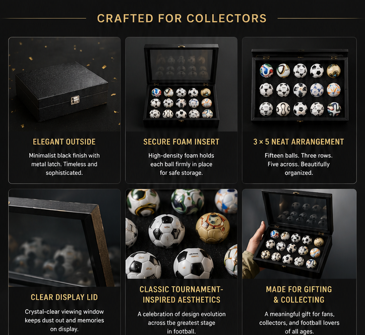 🏆Flash Sale 5K+ SOLD!⚽15 Pcs Classic Football Collectible Gift Sets from 1970 to 2026 Football Cup