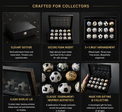 🏆Flash Sale 5K+ SOLD!⚽15 Pcs Classic Football Collectible Gift Sets from 1970 to 2026 Football Cup