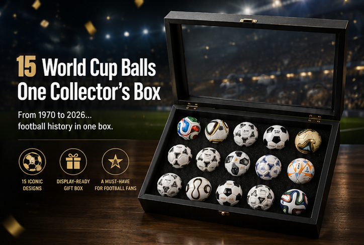 🏆Flash Sale 5K+ SOLD!⚽15 Pcs Classic Football Collectible Gift Sets from 1970 to 2026 Football Cup