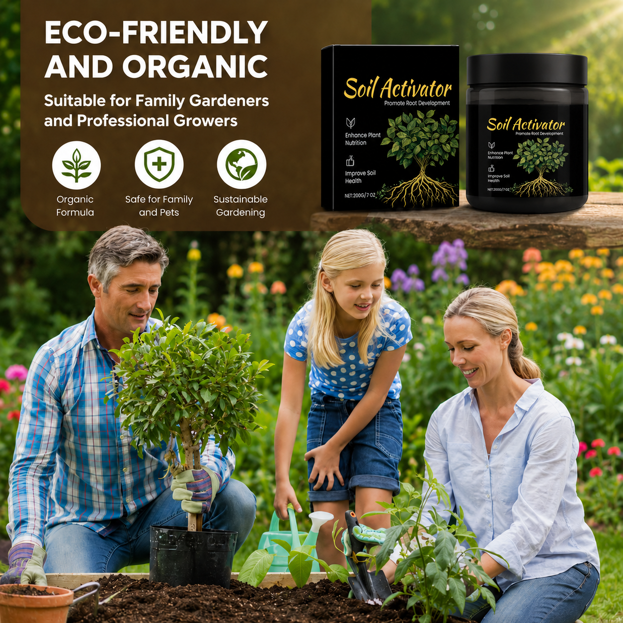 🌿Organic Soil Pro Activator🪴 Garden Secret Loved by 75K+ Plant Owners-EQ