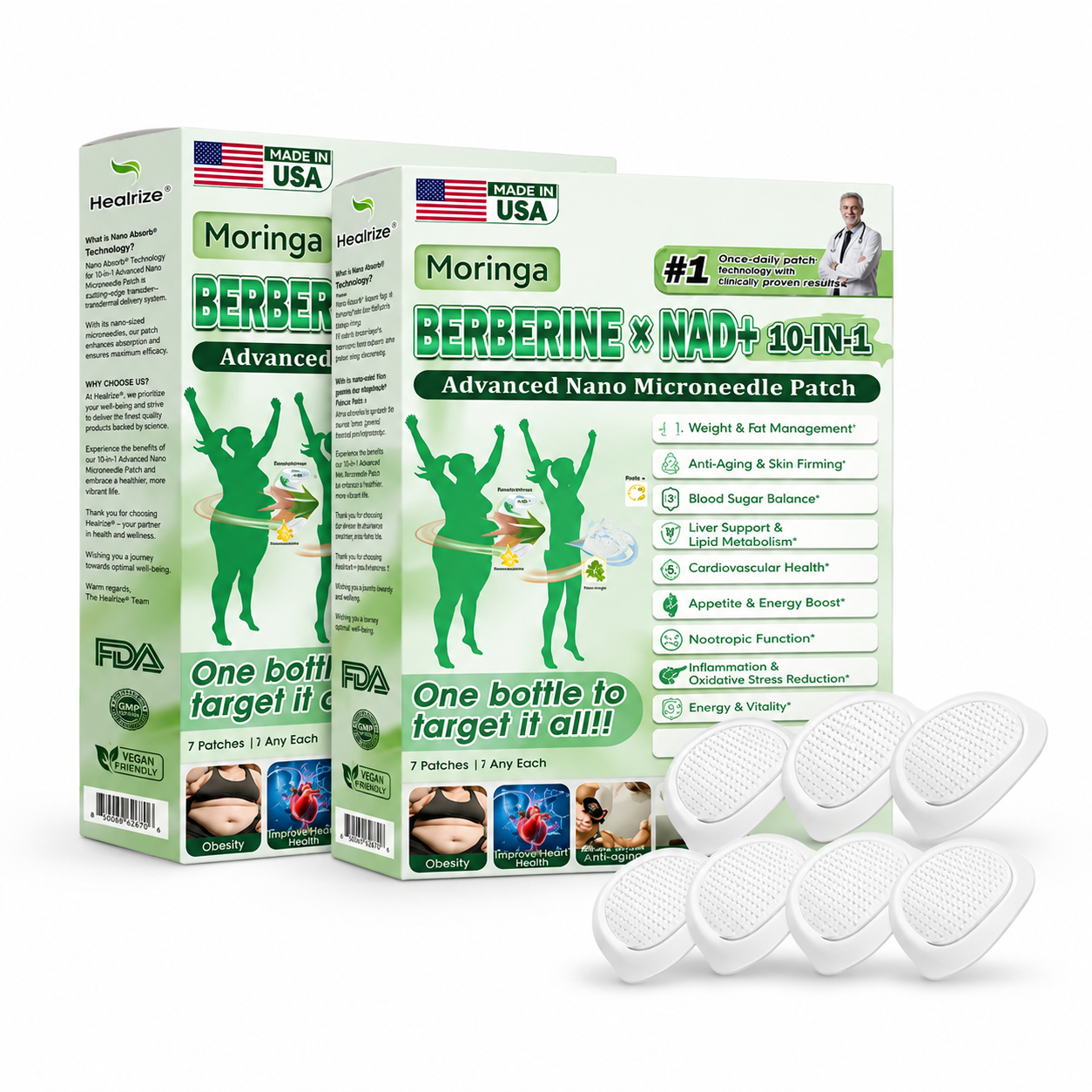 🧑‍⚕️🩺 Moringa · Berberine × 𝟏𝟎-𝐢𝐧-𝟏 𝐀𝐝𝐯𝐚𝐧𝐜𝐞𝐝 𝐍𝐚𝐧𝐨 𝐌𝐢𝐜𝐫𝐨𝐧𝐞𝐞𝐝𝐥𝐞 𝐏𝐚𝐭𝐜𝐡 — 𝐎𝐧𝐜𝐞 𝐃𝐚𝐢𝐥𝐲, 𝐕𝐢𝐬𝐢𝐛𝐥𝐞 𝐑𝐞𝐬𝐮𝐥𝐭𝐬 𝐢𝐧 𝟕 𝐃𝐚𝐲𝐬