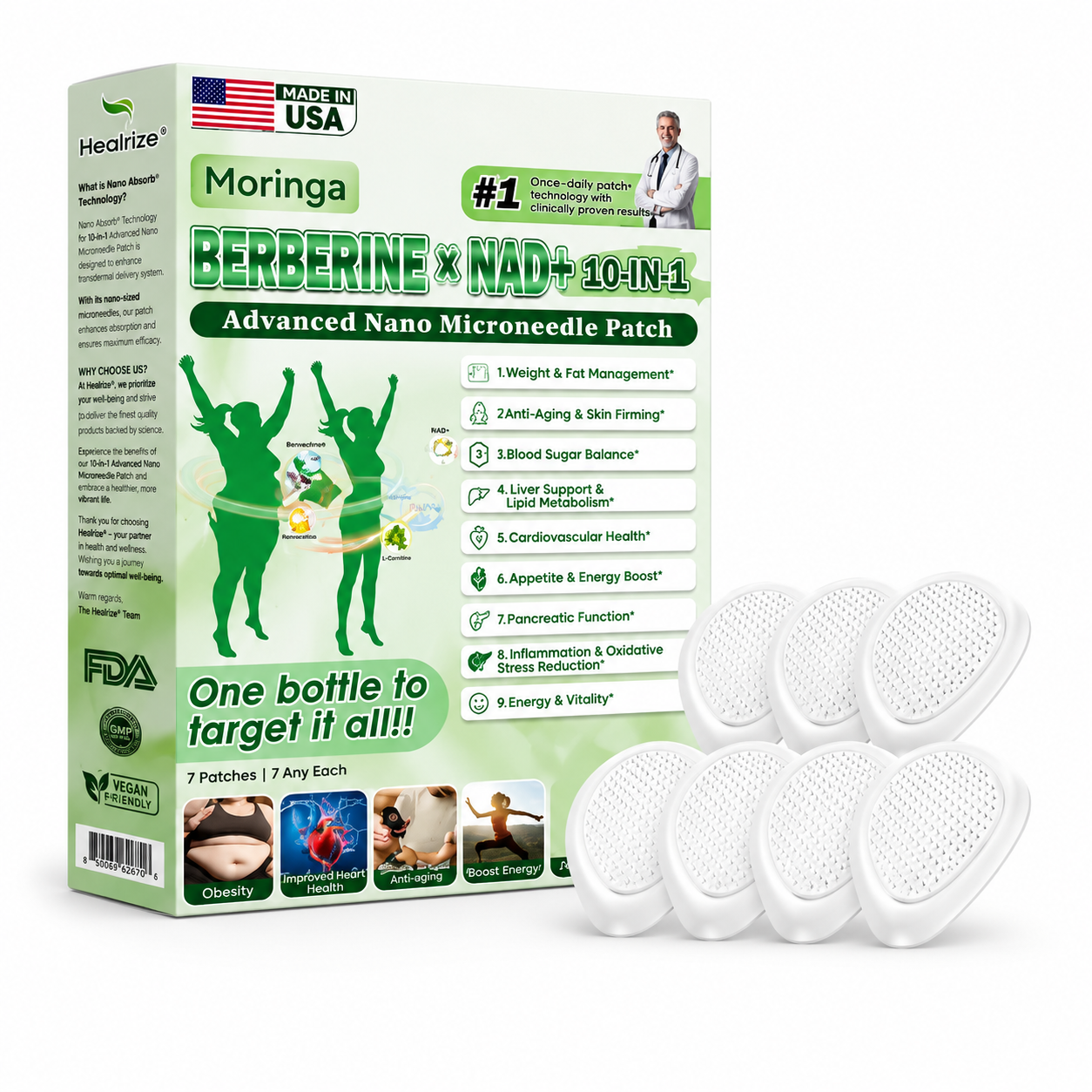 🧑‍⚕️🩺 Moringa · Berberine × 𝟏𝟎-𝐢𝐧-𝟏 𝐀𝐝𝐯𝐚𝐧𝐜𝐞𝐝 𝐍𝐚𝐧𝐨 𝐌𝐢𝐜𝐫𝐨𝐧𝐞𝐞𝐝𝐥𝐞 𝐏𝐚𝐭𝐜𝐡 — 𝐎𝐧𝐜𝐞 𝐃𝐚𝐢𝐥𝐲, 𝐕𝐢𝐬𝐢𝐛𝐥𝐞 𝐑𝐞𝐬𝐮𝐥𝐭𝐬 𝐢𝐧 𝟕 𝐃𝐚𝐲𝐬