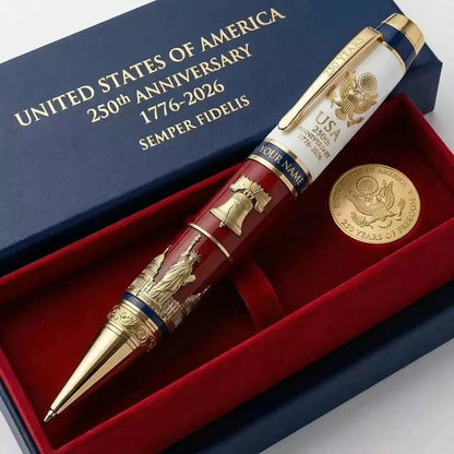 Father's Day gift🎁USA 250th Anniversary Notebook & Pen Set, 1776-2026 Patriotic Gift