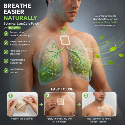 👨‍⚕️Flash Sale 5K+ SOLD!✨Nerovix® Botanical LungCare Patch