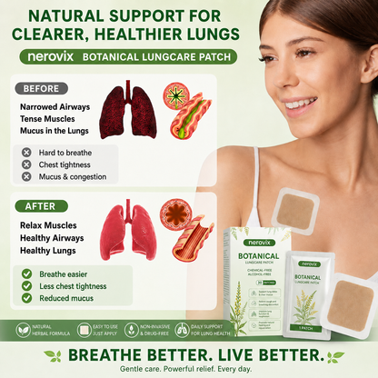 👨‍⚕️Flash Sale 5K+ SOLD!✨Nerovix® Botanical LungCare Patch