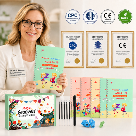 💥LAST DAY SALE 50%OFF💥📚MagicBook | Kids Practice Copybook Set (4Pcs/Set)