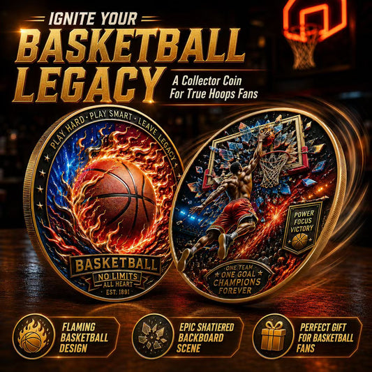 🔥Last Day 50% OFF🔥Limited edition basketball commemorative collectible coins