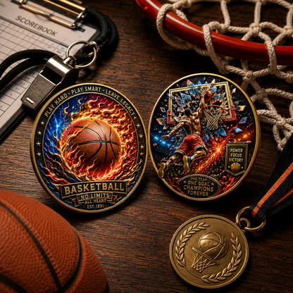 🔥Last Day 50% OFF🔥Limited edition basketball commemorative collectible coins