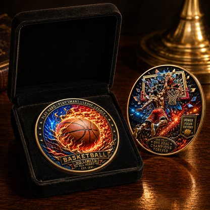 🔥Last Day 50% OFF🔥Limited edition basketball commemorative collectible coins