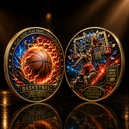🔥Last Day 50% OFF🔥Limited edition basketball commemorative collectible coins