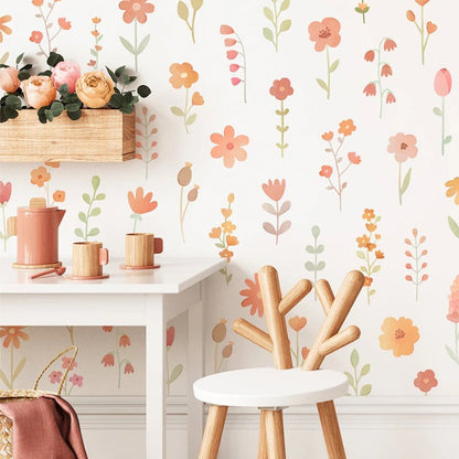 Boho Flower Wall Decals