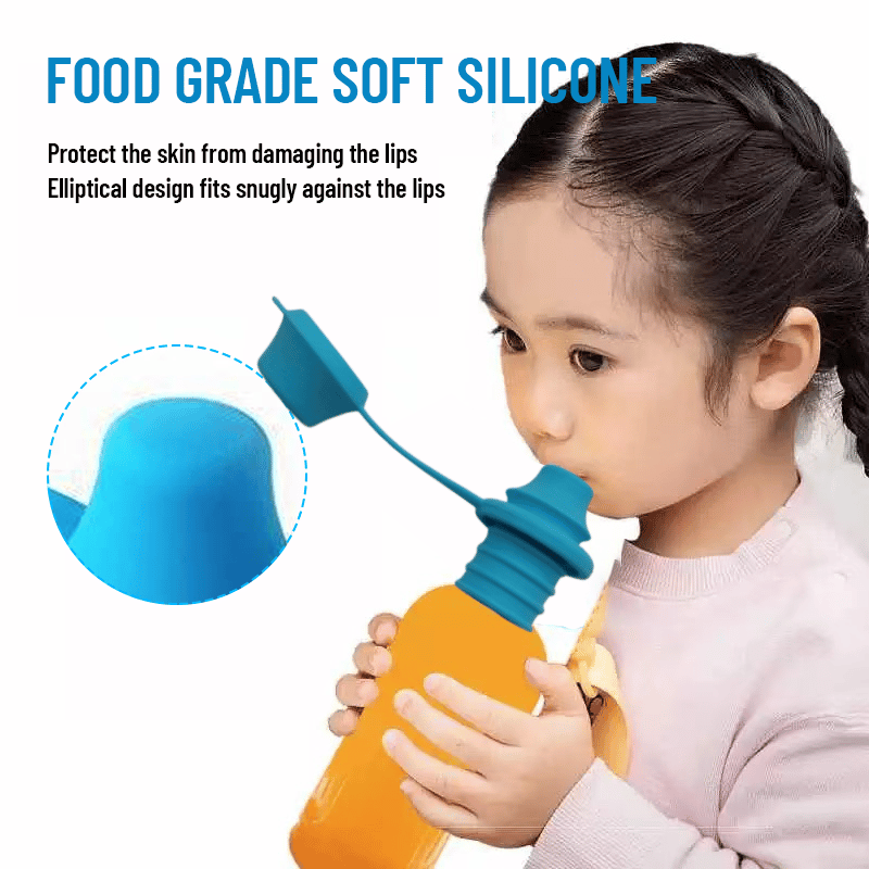 3 Pcs No Spill Silicone Bottle Topper Spout