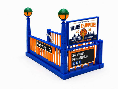 🏀🚇 NY Knicks Subway Entrance Display