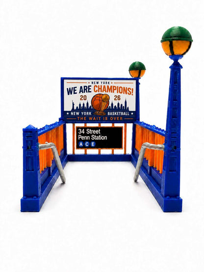 🏀🚇 NY Knicks Subway Entrance Display