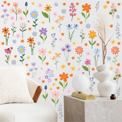 Boho Flower Wall Decals